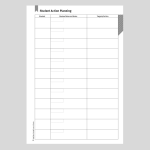 Teacher Planner A4. 6 Period Budget Diary
