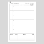 Teacher Planner A4. 6 Period Diary