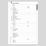 Teacher Planner A4. 9 Period Diary