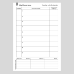 Teacher Planner A4. 9 Period Diary – Loose Leaf