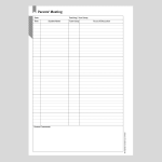 Teacher Planner B5. 5 Period Diary
