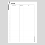 Teacher Planner B5. 6 Period Diary