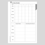 Teacher Planner B5. 9 Period Diary – With Extras